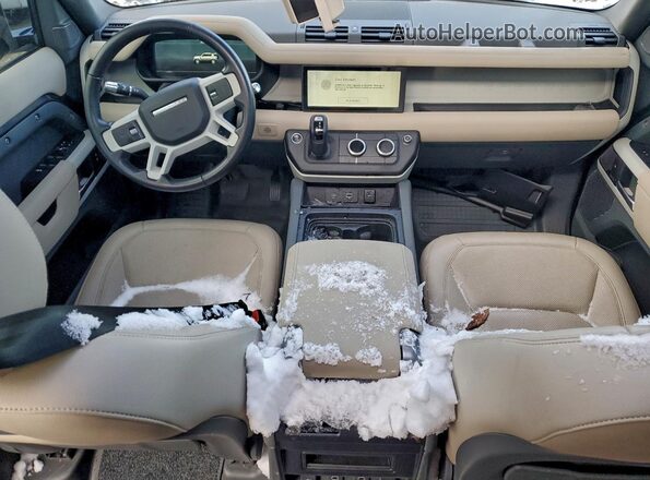 SALEP7RU8N2064128 2022 LAND ROVER DEFENDER Gray წინა პანელის ხედი
