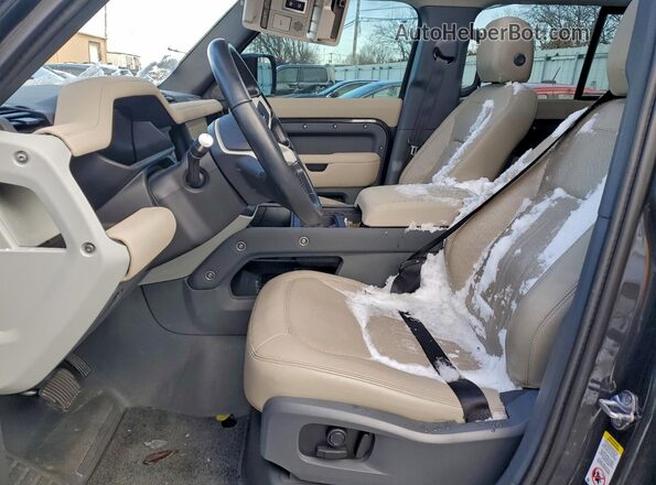 SALEP7RU8N2064128 2022 LAND ROVER DEFENDER Gray წინა სალონის ხედი