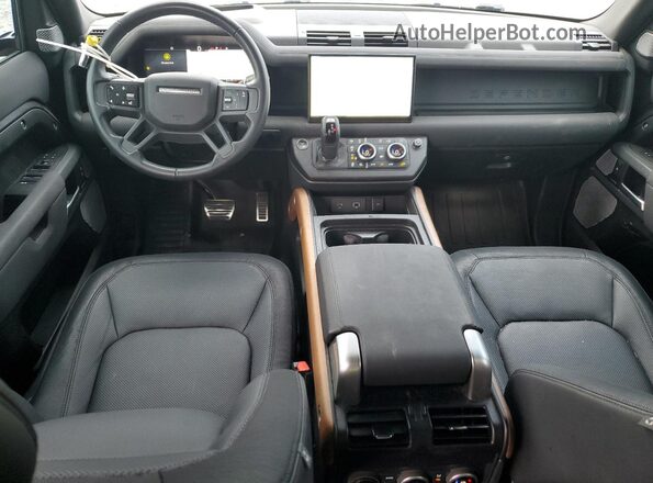SALEXFEU0P2162038 2023 LAND ROVER DEFENDER Charcoal წინა პანელის ხედი