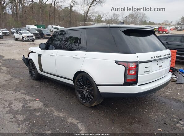 SALGR2FK7HA358686 2017 LAND ROVER RANGE ROVER White Trasero izquierdo