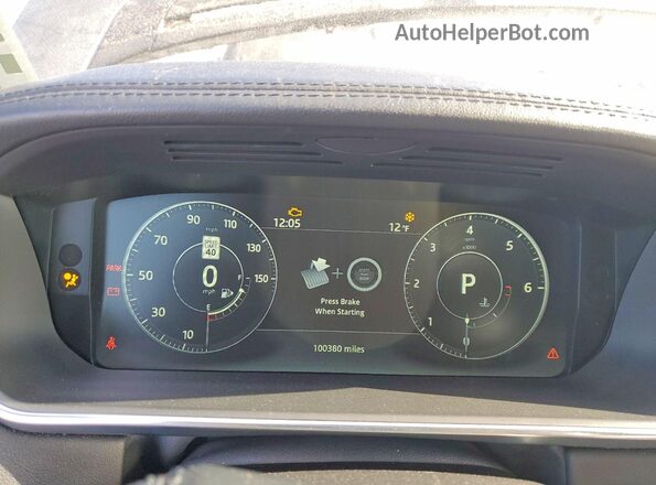 SALGR2FK8HA337278 2017 LAND ROVER RANGE Черный Вид щитка приборов