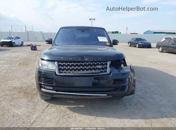 SALGR2KF5GA271036 2016 LAND ROVER RANGE ROVER Black 