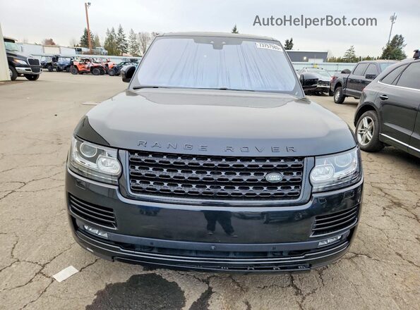 SALGS2FE9HA330077 2017 LAND ROVER RANGE Black წინა ხედი