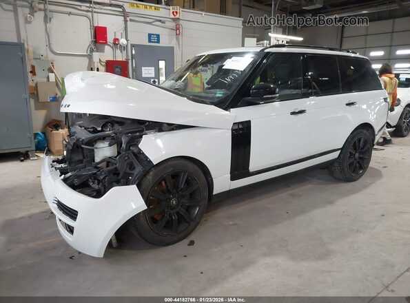 SALGS2FE9HA372720 2017 LAND ROVER RANGE ROVER White Przód lewy