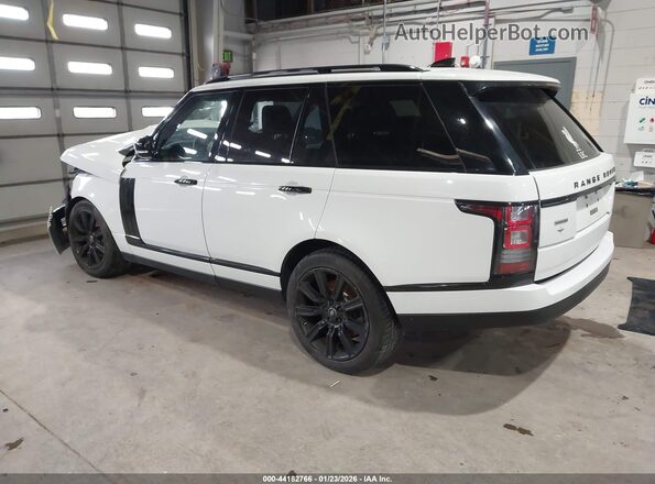SALGS2FE9HA372720 2017 LAND ROVER RANGE ROVER White Tył lewy