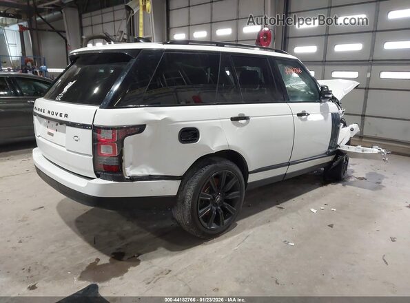 SALGS2FE9HA372720 2017 LAND ROVER RANGE ROVER White Tył prawy