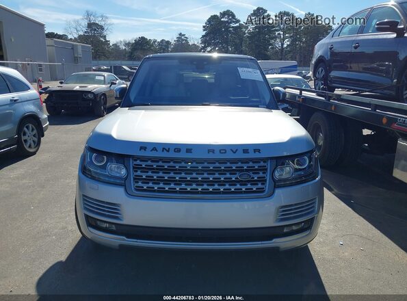 SALGS2FV0HA336513 2017 LAND ROVER RANGE ROVER Silver Widok deski rozdzielczej