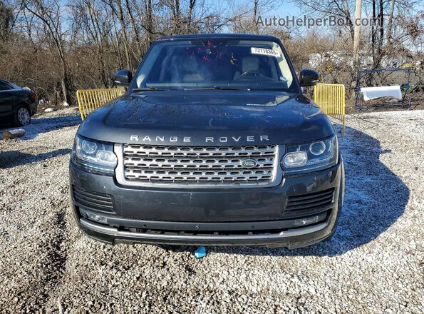 SALGS2FV1HA372100 2017 LAND ROVER RANGE Gray წინა ხედი