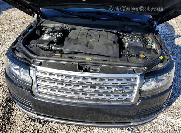 SALGS2FV1HA372100 2017 LAND ROVER RANGE Gray ძრავის განყოფილების ხედი