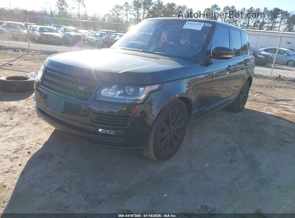 SALGS2FV9HA361894 2017 LAND ROVER RANGE ROVER Black Передня ліва чверть