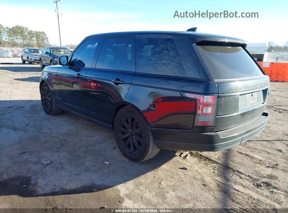 SALGS2FV9HA361894 2017 LAND ROVER RANGE ROVER Black Задня ліва чверть