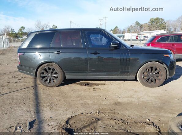 SALGS2FV9HA361894 2017 LAND ROVER RANGE ROVER Black Вид задньої частини салону