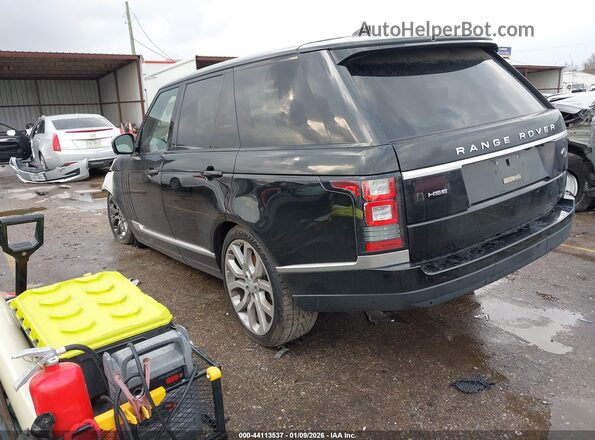 SALGS2FVXHA326667 2017 LAND ROVER RANGE ROVER Black Հետևի ձախ