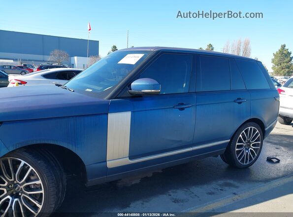 SALGS2RE0JA389858 2018 LAND ROVER RANGE ROVER Синий Вид спереди