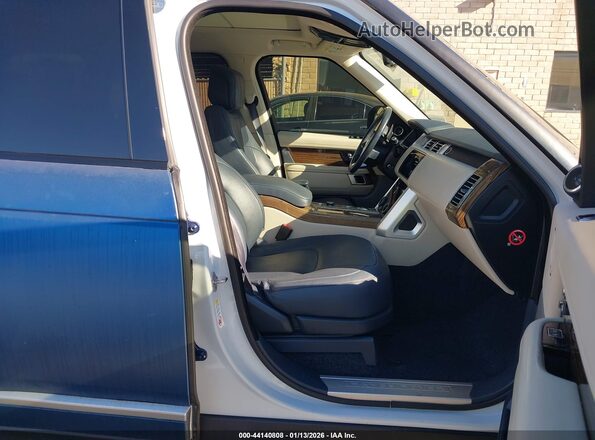 SALGS2RE0JA389858 2018 LAND ROVER RANGE ROVER Синий Вид салона спереди