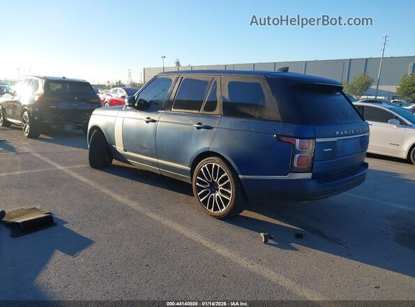 SALGS2RE0JA389858 2018 LAND ROVER RANGE ROVER Синий Задняя левая четверть