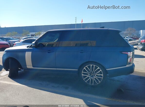 SALGS2RE0JA389858 2018 LAND ROVER RANGE ROVER Синий Панорамный вид салона 360°