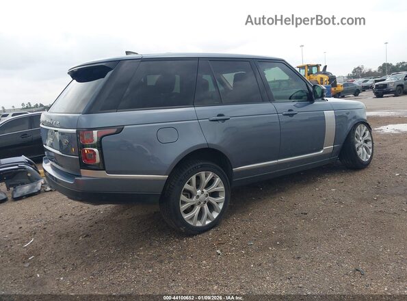 SALGS2RU7NA466951 2022 LAND ROVER RANGE ROVER Light Blue Հետևի աջ