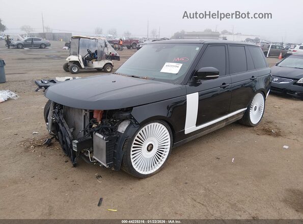 SALGS2RU9MA422898 2021 LAND ROVER RANGE ROVER Black წინა მარცხენა ხედი სამი მეოთხედიდან