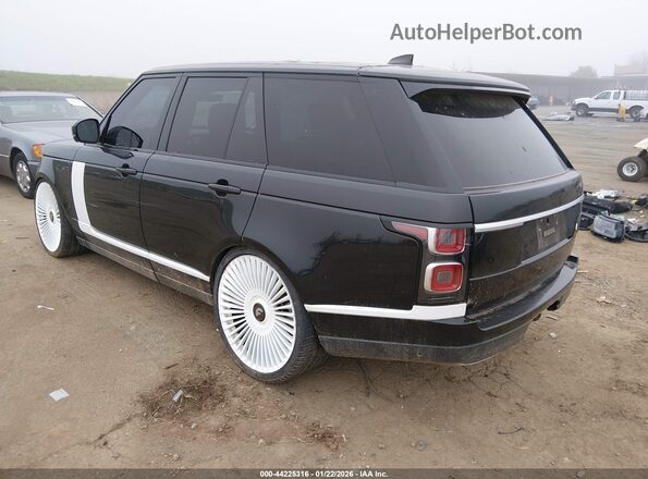 SALGS2RU9MA422898 2021 LAND ROVER RANGE ROVER Black უკანა მარცხენა