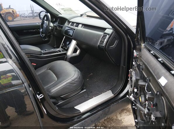 SALGS2RU9MA422898 2021 LAND ROVER RANGE ROVER Black წინა სალონის ხედი
