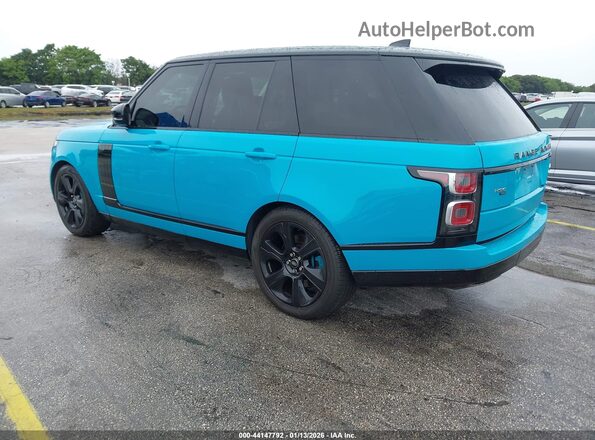 SALGS2RUXLA402691 2020 LAND ROVER RANGE ROVER Turquoise Trasero izquierdo
