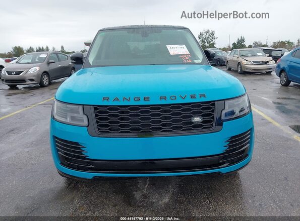 SALGS2RUXLA402691 2020 LAND ROVER RANGE ROVER Turquoise Vista del cuadro de instrumentos