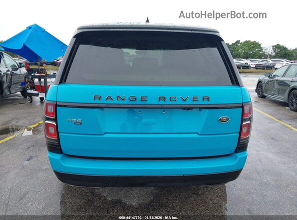 SALGS2RUXLA402691 2020 LAND ROVER RANGE ROVER Turquoise 