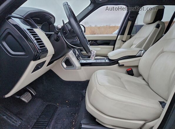 SALGS2SE8MA450050 2021 LAND ROVER RANGE Black Вид салону спереду