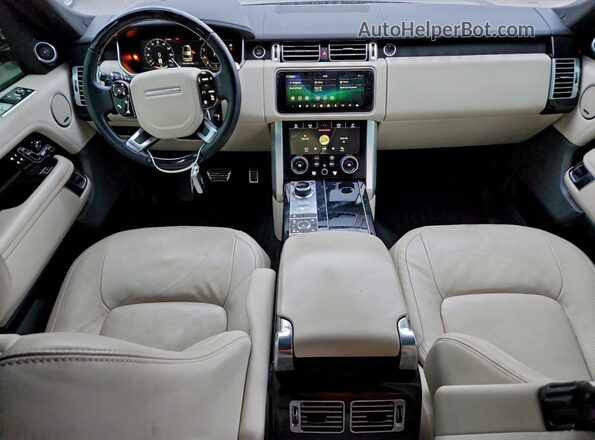 SALGS2SE8MA450050 2021 LAND ROVER RANGE Black Вид панелі приладів