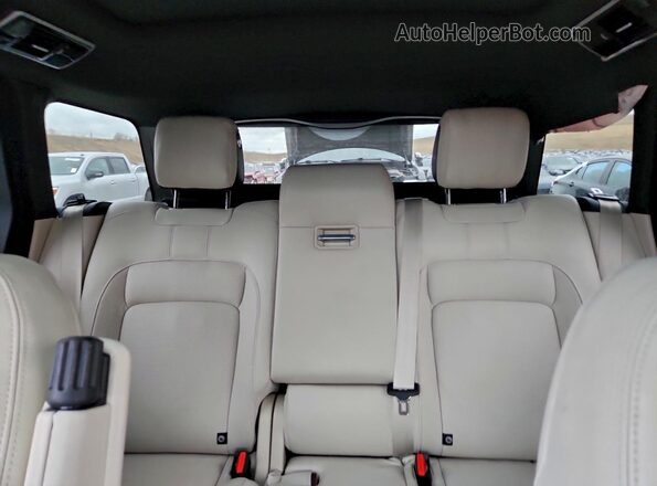 SALGS2SE8MA450050 2021 LAND ROVER RANGE Black Вид задніх сидінь