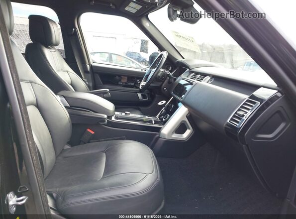 SALGS2SE9MA419051 2021 LAND ROVER RANGE ROVER Черный Вид салона спереди