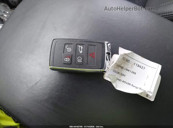 SALGS2SV0KA525708 2019 LAND ROVER RANGE ROVER Серый Вид панели приборов