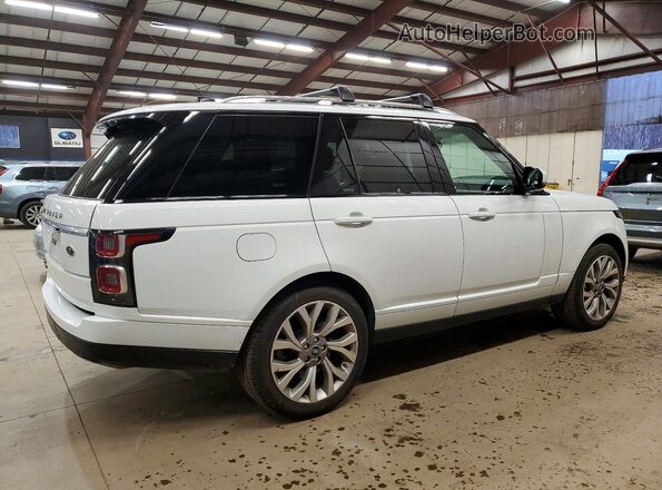 SALGS2SV1KA532005 2019 LAND ROVER RANGE Белый Задняя правая четверть