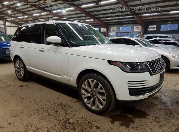SALGS2SV1KA532005 2019 LAND ROVER RANGE Белый Передняя правая четверть