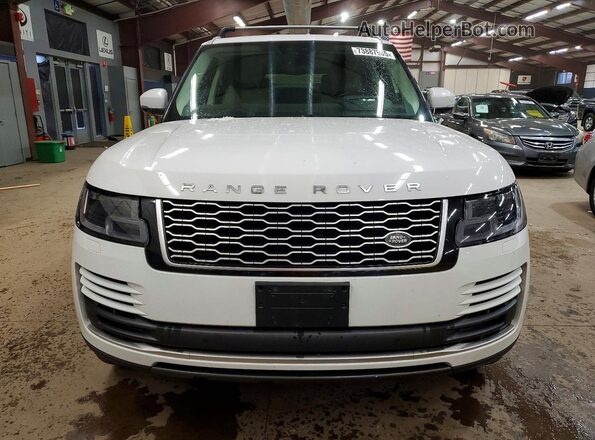 SALGS2SV1KA532005 2019 LAND ROVER RANGE Белый Вид спереди