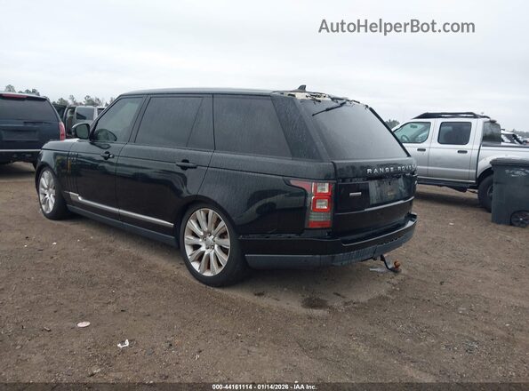 SALGS3EF0GA293130 2016 LAND ROVER RANGE ROVER Black Հետևի ձախ