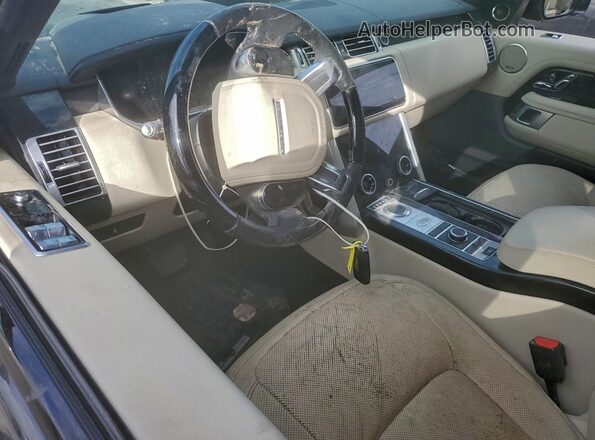 SALGS5SEXLA571338 2020 LAND ROVER RANGE Charcoal Vista del salpicadero