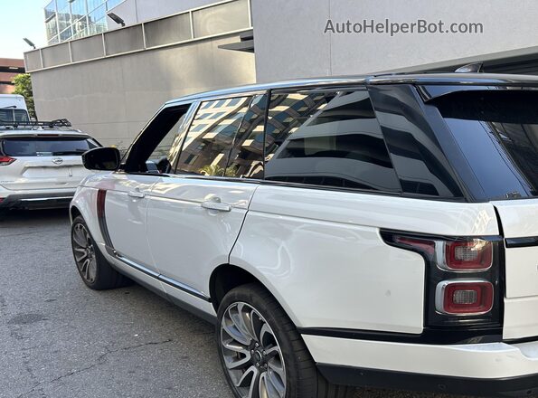 SALGV2FE8HA325055 2017 LAND ROVER RANGE ROVER Белый Задняя левая четверть
