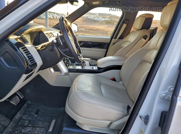SALGV5SE1MA433924 2021 LAND ROVER RANGE White Front interior view
