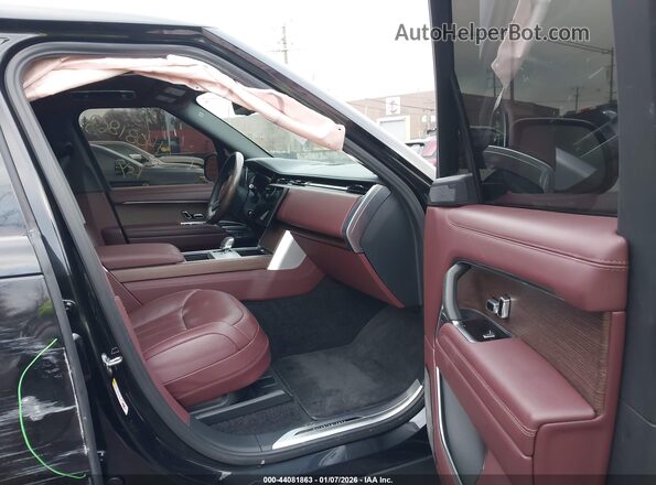 SALK1BE90RA205777 2024 LAND ROVER RANGE ROVER Black Widok wnętrza z przodu