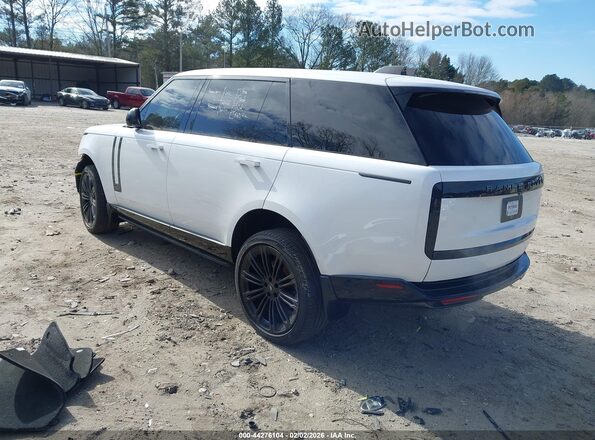 SALK1BE99RA203302 2024 LAND ROVER RANGE ROVER White უკანა მარცხენა