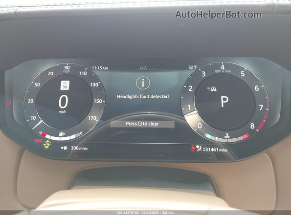 SALK1BE99RA203302 2024 LAND ROVER RANGE ROVER White უკანა სავარძლების ხედი
