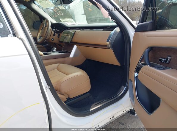 SALK1BE99RA203302 2024 LAND ROVER RANGE ROVER White წინა სალონის ხედი