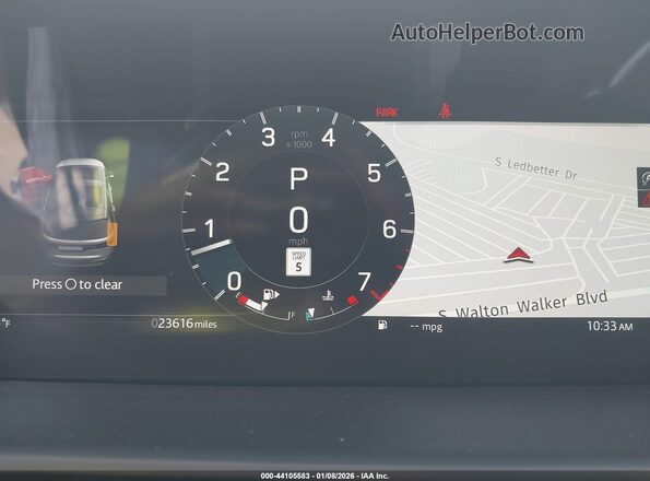 SALRJ2FX6S2503214 2025 LAND ROVER DISCOVERY White Widok tylnych siedzeń