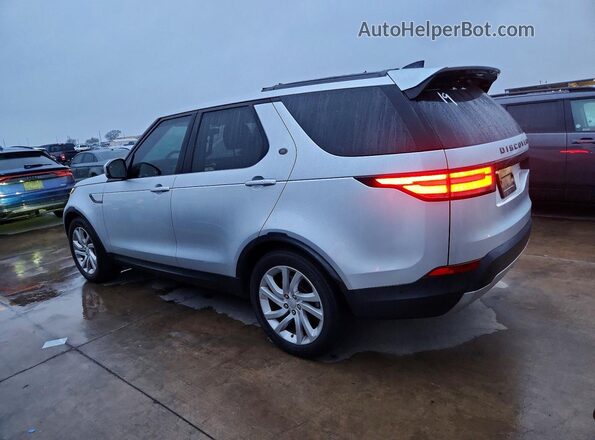SALRRBBKXHA031097 2017 LAND ROVER DISCOVERY Silver Trasero izquierdo
