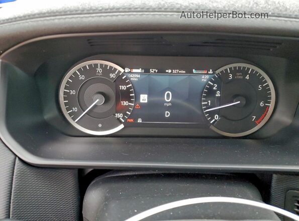SALRW4EU6P2478584 2023 LAND ROVER DISCOVERY Teal Vista del cuadro de instrumentos