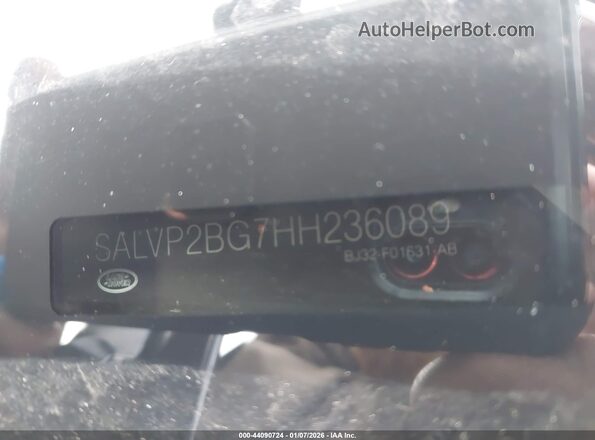 SALVP2BG7HH236089 2017 LAND ROVER RANGE ROVER EVOQUE Синий 