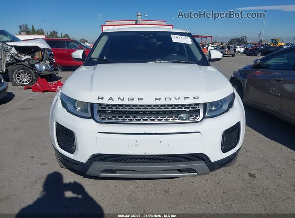 SALVP2RX1JH290662 2018 LAND ROVER RANGE ROVER EVOQUE White ხელსაწყოთა პანელის ხედი