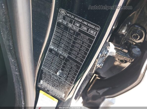 SALVP2RX1JH293559 2018 LAND ROVER RANGE ROVER EVOQUE Black Вид підкапотного простору